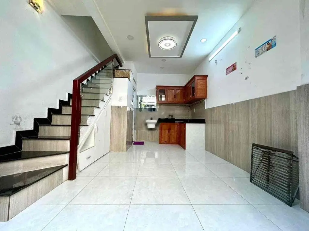 Nhà nhỏ xinh hẻm thông xe hơi 1 lầu 2pn 3.6x4.7m Phan Huy Ích P12 Gv