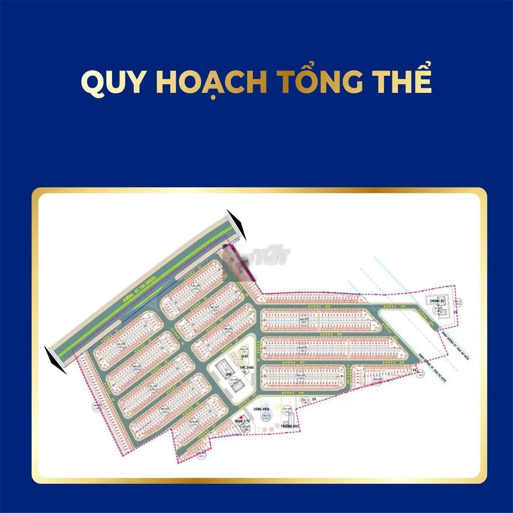 Bán đất Mt rồng 6,3*15,6=98,7m2 Tân Lập Bình Dương giá 1,974 tỷ