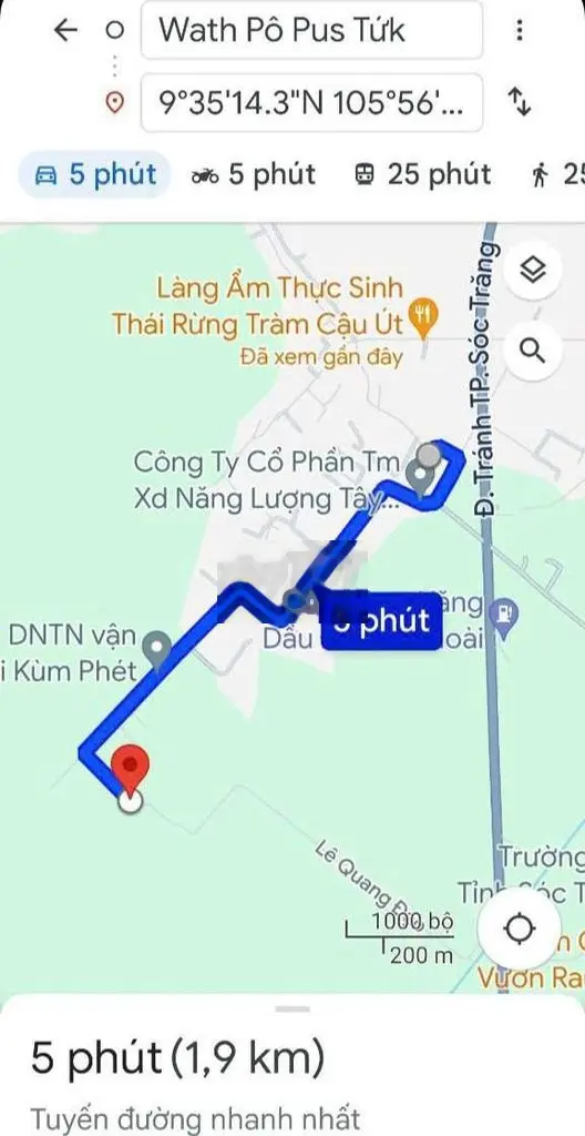 Nền Lộ Đal Mỹ Tú Giáp Ranh Phường 2 Sóc Trăng