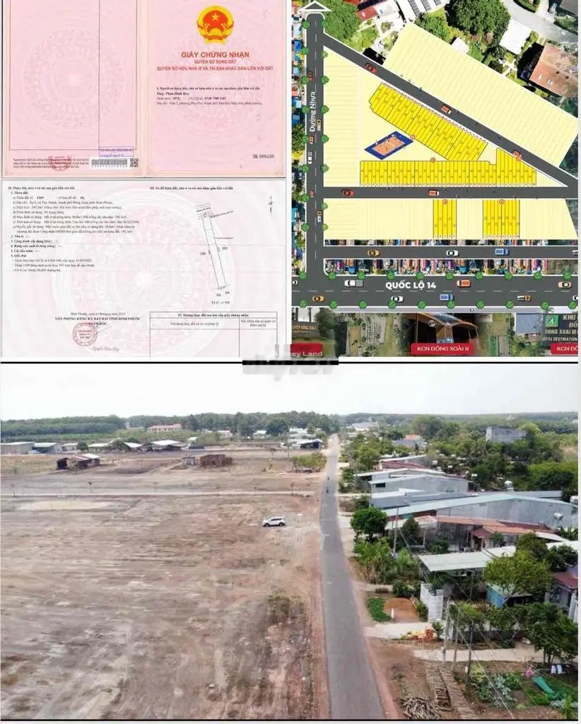 Cần bán gấp thu hồi vốn 10 lô gần trung tâm hành chính TP Đồng Xoài sổ