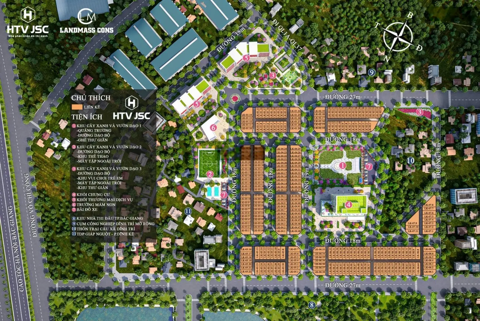 DREAM CI TY BẮC GIANG- Dự án đã có sổ đỏ từng nền chuẩn bị mở bán.