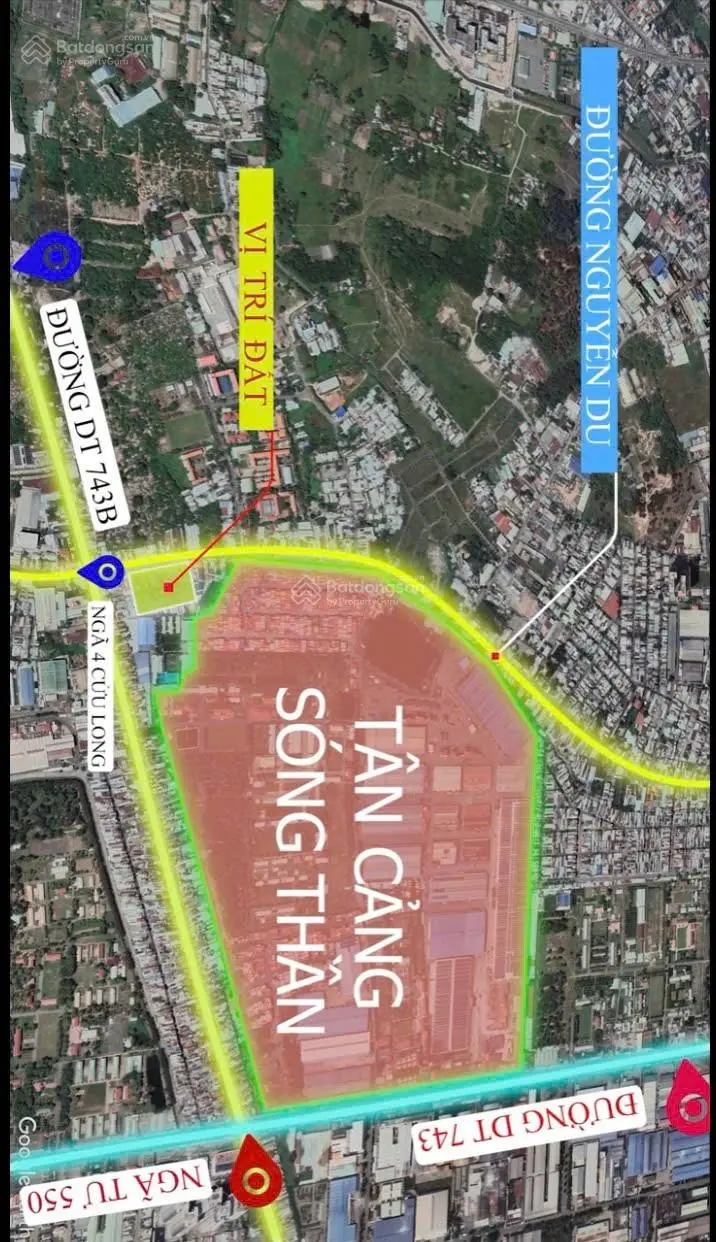 Gia đình bán nền đất full thổ cư giá 2.55tỷ ngay ngã 3 Cửu Long, tiểu học Bình Hòa