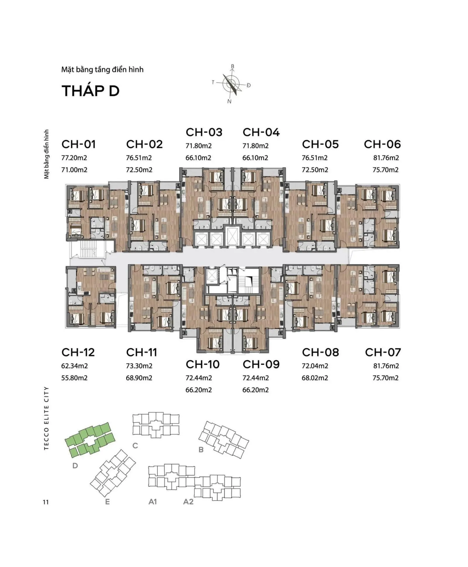 Cần bán gấp căn hộ 3 phòng ngủ Tecco Thịnh Đán giá cực sốc chỉ 1 tỷ 4xx - Liên hệ: 0916 456 ***