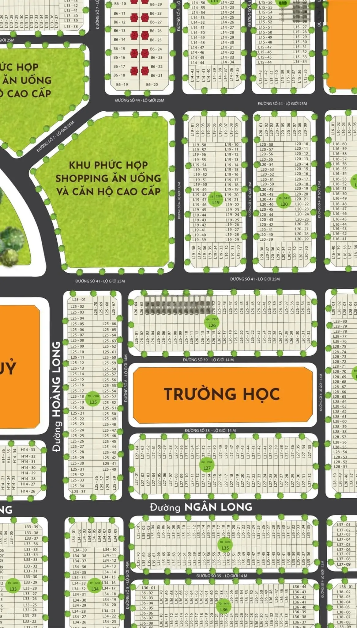 Bán cặp nền đường số 41 khu Ngân Thuận đối diện sân bóng lộ 15m giá 7 tỷ