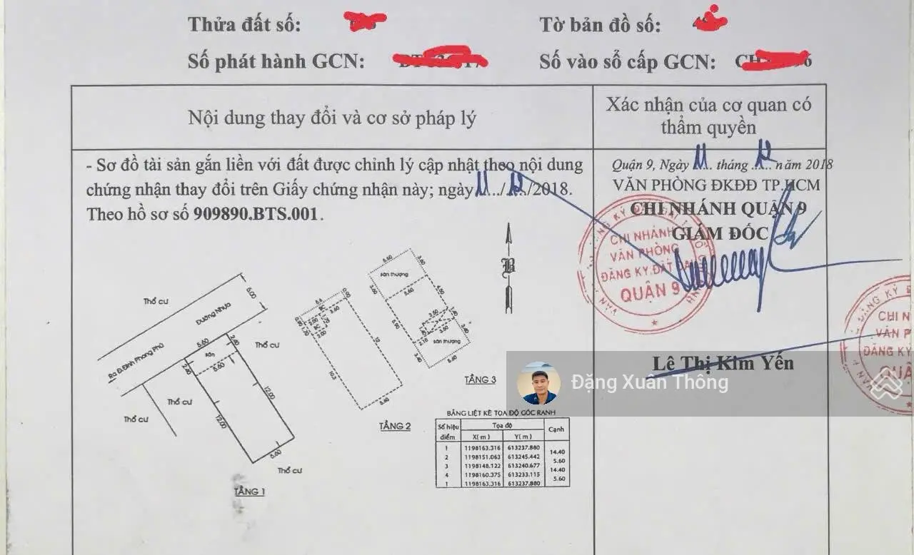 Bán Nhà 1 trệt 2 lầu, Đường Đình Phong Phú, Tăng Nhơn Phú B, Quận 9, Vào ở Ngay, Giá 8,95 tỷ