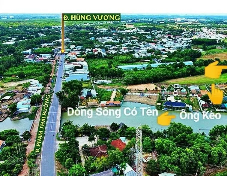 Đất vườn đường oto - mặt sông lớn khu dân cư hiện hữu