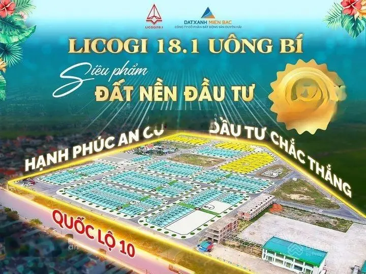 Cần bán 2 lô ngoại giao giá tốt nhất dự án, cạnh quốc lộ đường 10