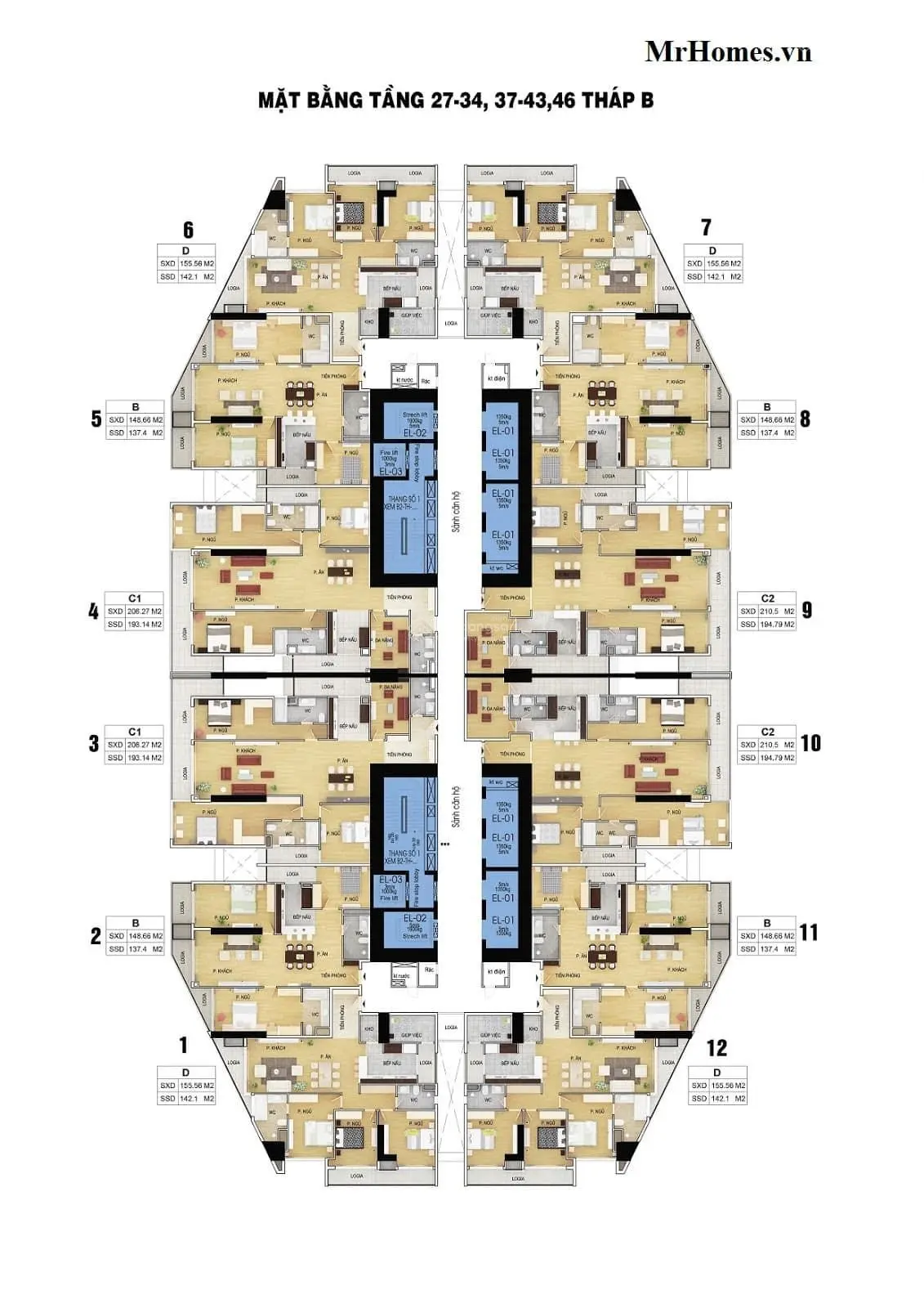 Mở bán quỹ căn CDT cuối cùng - quỹ căn chuyển nhượng - căn căn 92m2 - 196m2 - nhận nhà ngay