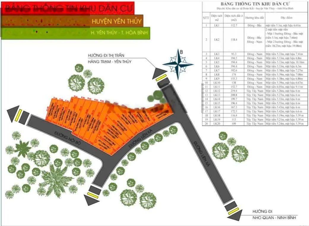 Cần tiền em bán lô đất 219m2/100m2 TC đất trồng full bưởi tại Đoàn Kết, Yên Thủy, Hoà Bình