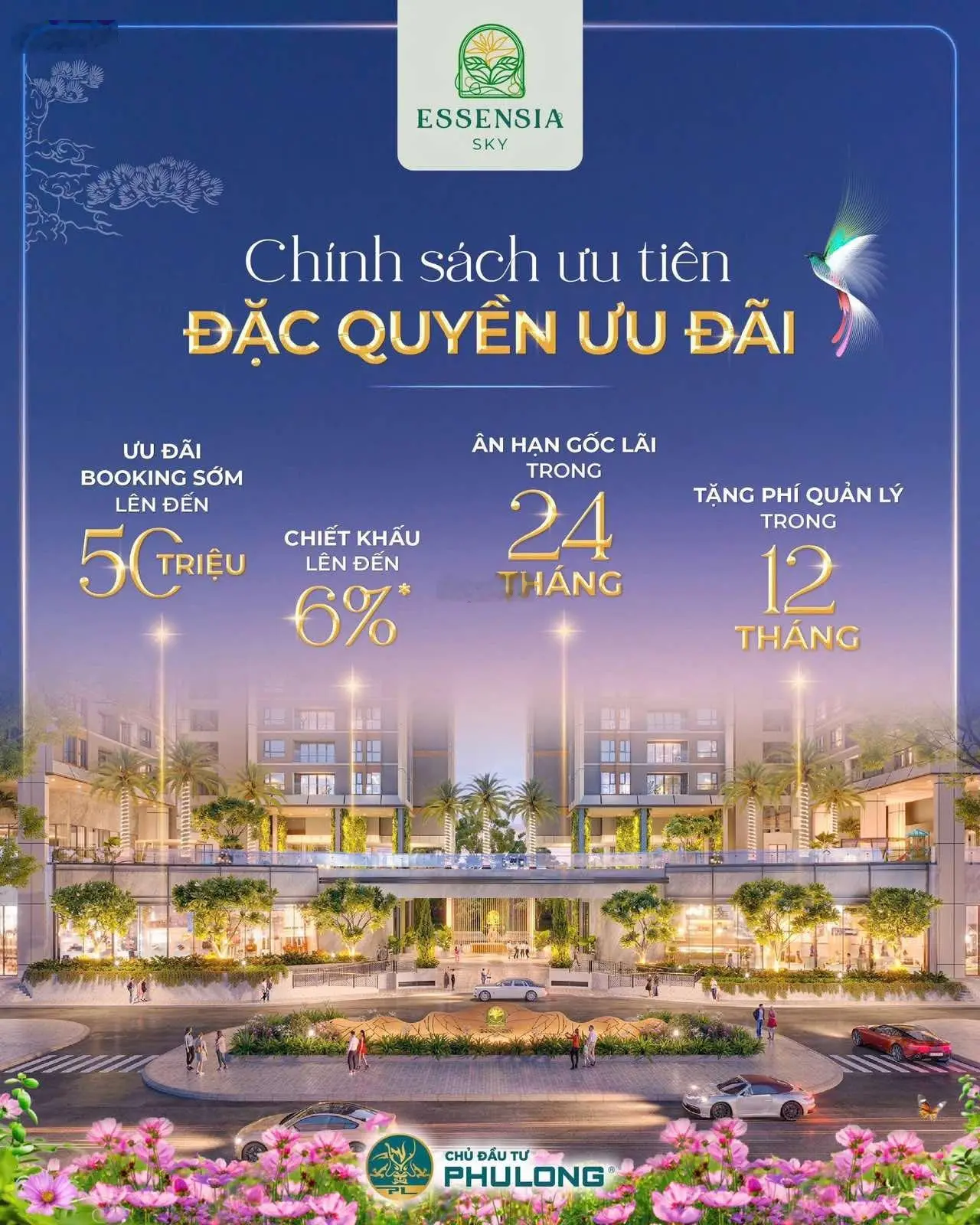 Căn hộ cao cấp Essensia Sky cách Phú Mỹ Hưng 5 phút