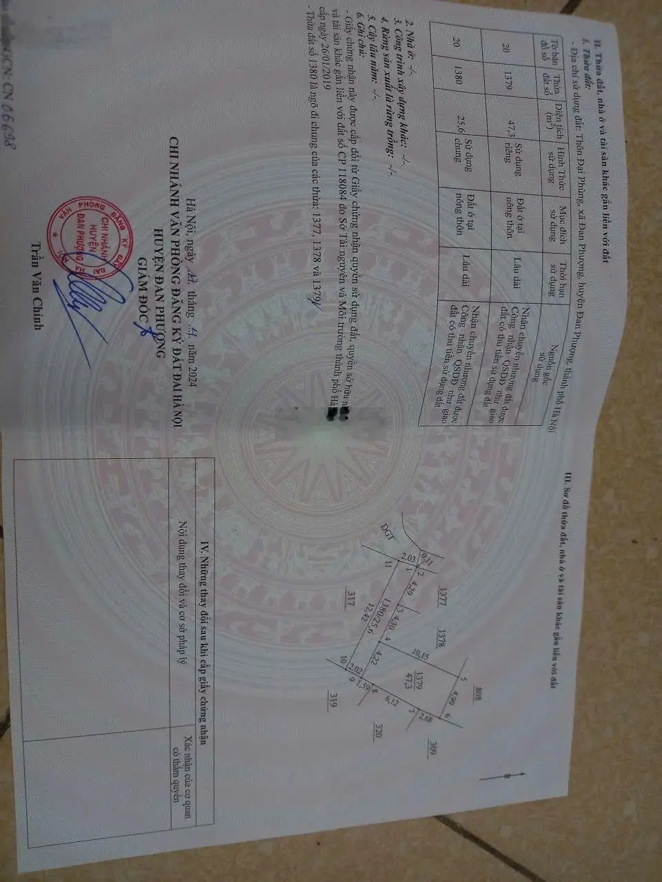 Chính chủ gửi bán 47,3m trung tâm thị trấn Phùng Tiện ích xung quanh đầy đủ, dân cư đông