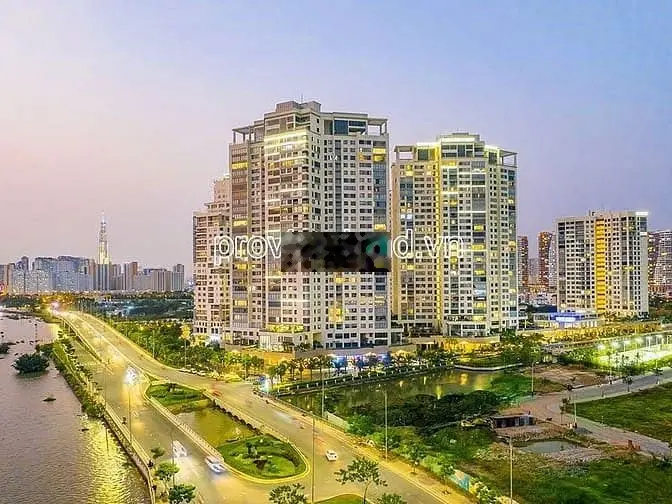 Bán Penthouse - Sky Villa Đảo Kim Cương, DT 567m2, 2 tầng, view sông