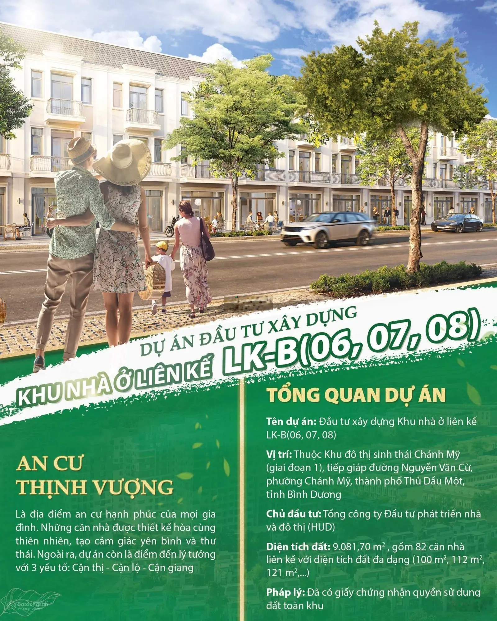 Nhà phố liền kề, biệt thự, shophouse, dự án khu đô thị sinh thái Chánh Mỹ - Thủ Dầu Một