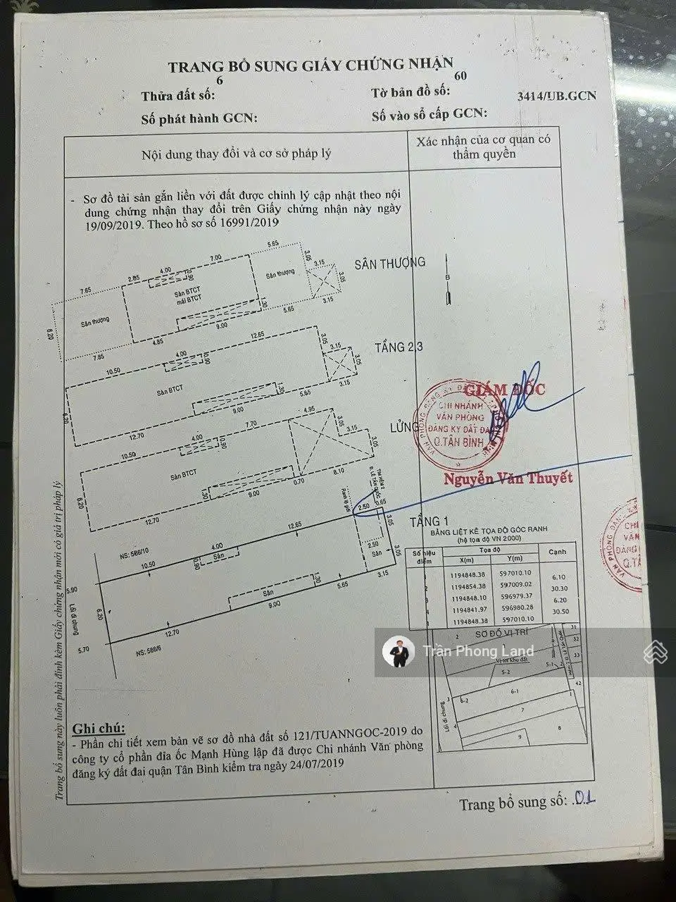 Chính chủ gửi bán tòa nhà văn phòng 586/8 Cộng Hòa, Q. TB, 6.2x30.5m, trệt lửng 2 lầu, 0908 140 ***