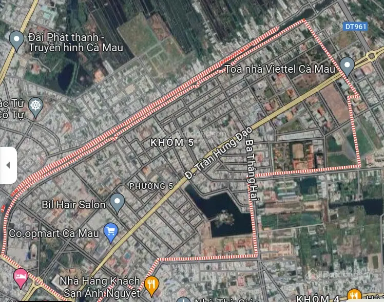 bán đất và nhà tại đường Trần Hưng Đạo và Vành Đai 2 thành phố Cà Mau