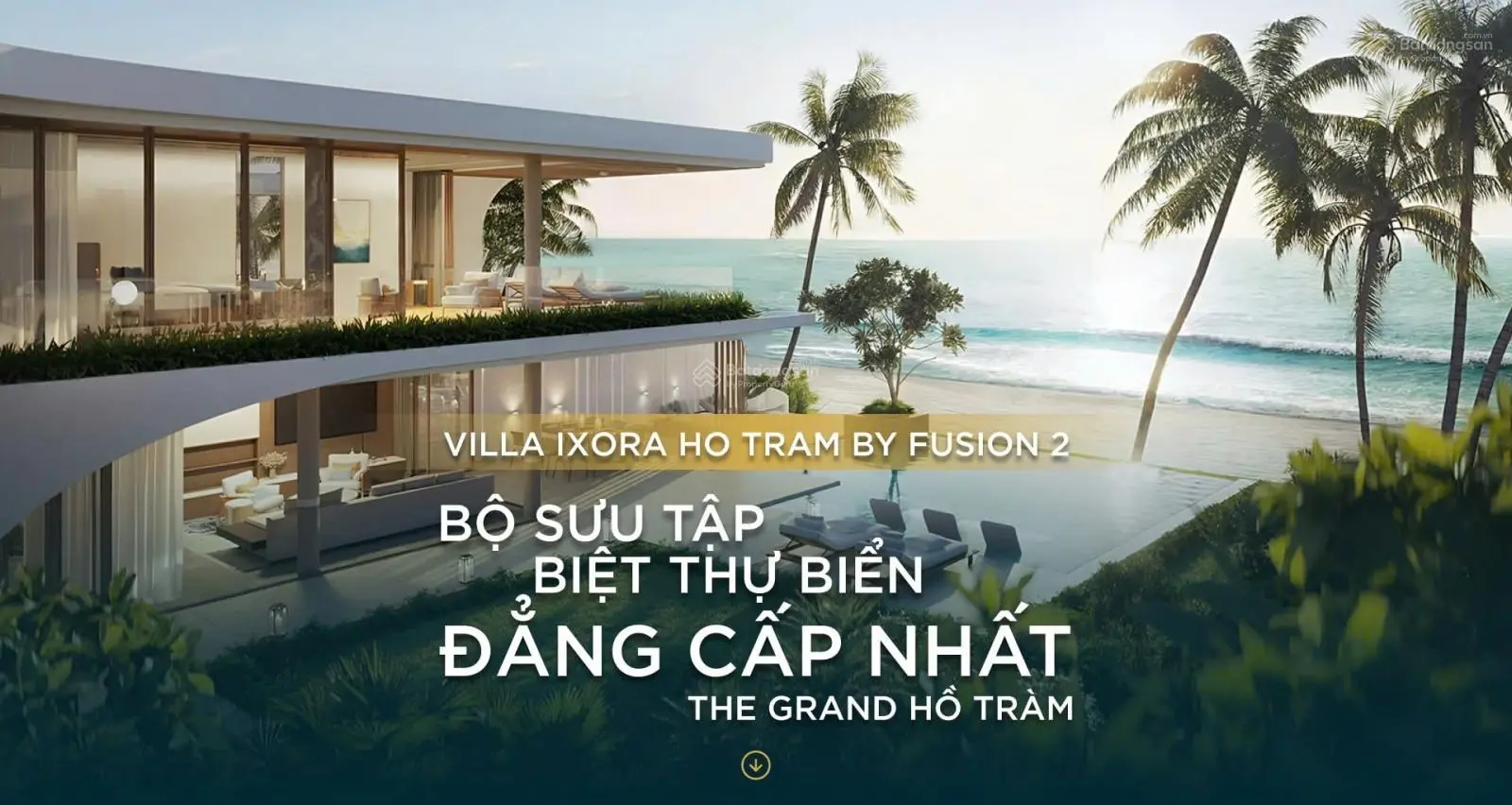 Bán biệt thự biển dự án Ixora Hồ Tràm, 30% đến khi nhận nhà, nhận dòng tiền cho thuê luôn