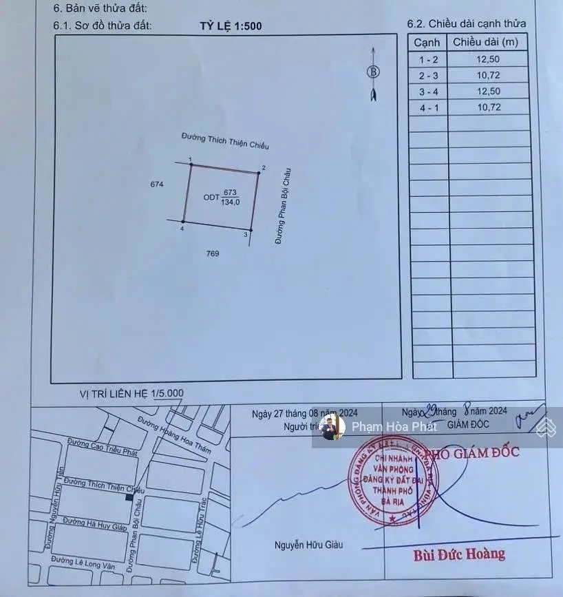 Bán lô góc biệt thự Gò Cát - Full thổ cư 134m2 - Long Tâm