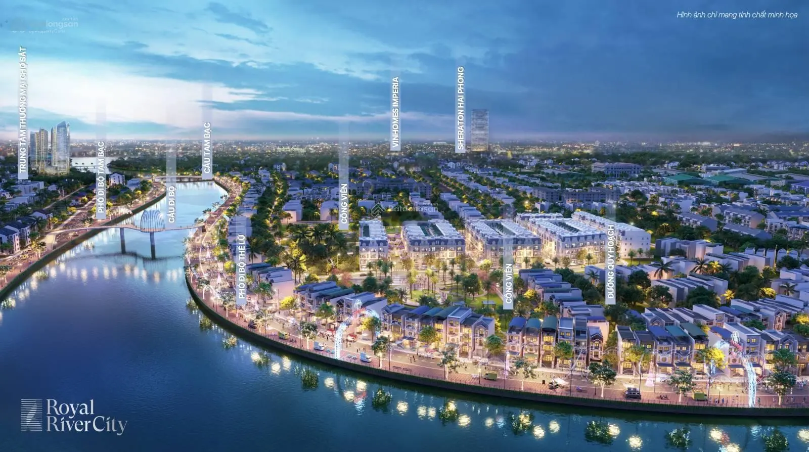 Bán liền kề dự án Royal River City 80 Hạ Lý trực tiếp chủ đầu tư chọn lô 0982 656 ***