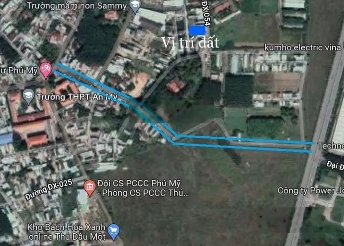Cần bán lô đất đẹp, giá rẻ, sổ hồng có sẵn thổ cư ở Phú Mỹ, hướng gần chợ và trường cấp 1, 3 Phú Mỹ