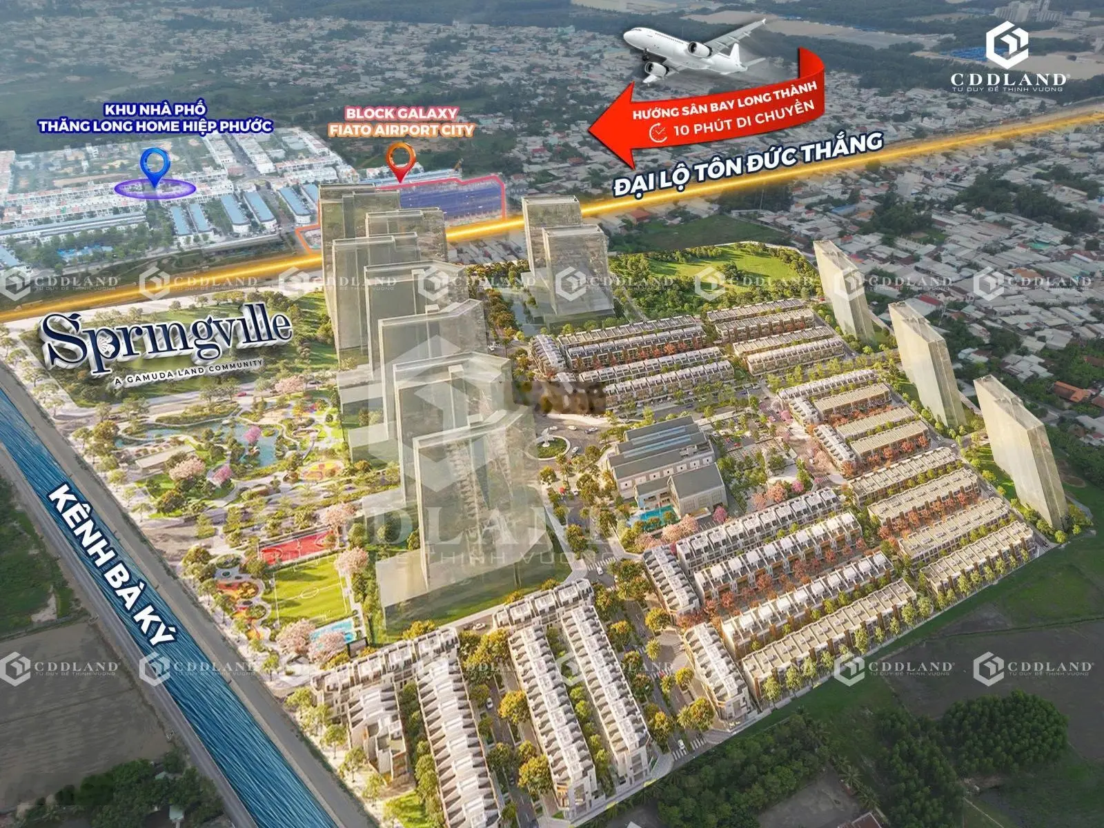 Mở bán nhà phố, shophouse Gamuda Nhơn Trạch giá bằng 1/2 căn hộ trung tâm, cạnh sân bay Long Thành