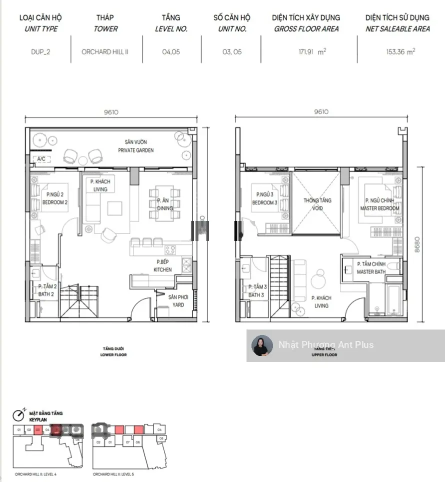 Bán căn Hộ Duplex Orchard Hill Sycamore mua từ chủ đầu tư Capitaland với chính sách tốt