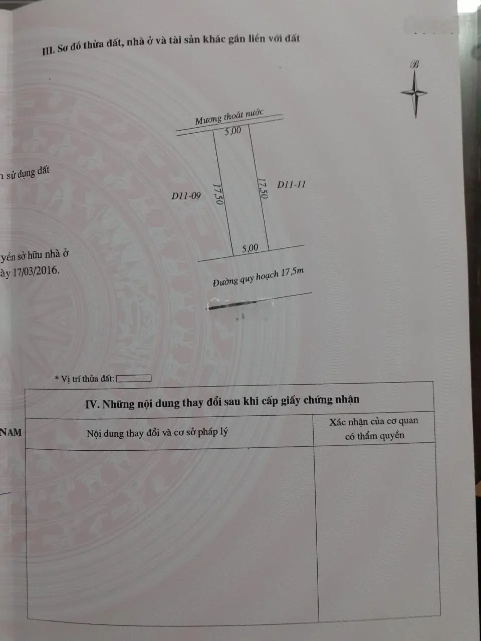 Bán đất nền khu đô thị 7B, Xã Điện Ngọc, Điện Bàn Quảng Nam, DT 87.5m2, hướng ĐN, sạch