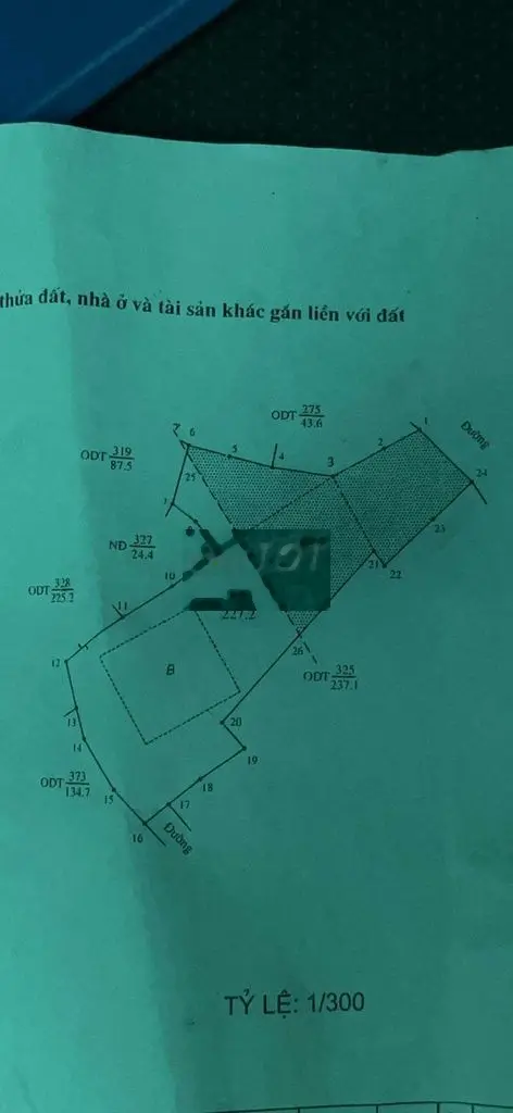 Cần bán lô đất ngõ 244.7 văn cao