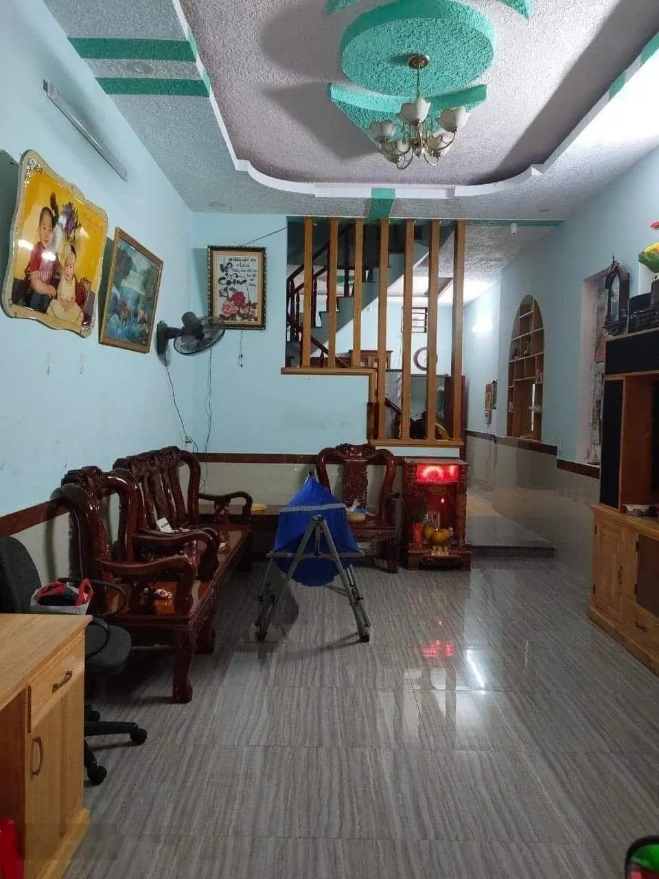 Nhà trệt lầu khu dân cư Thuộc Tân Đông Hiệp đường rộng 8m. Giá 2 tỷ 950