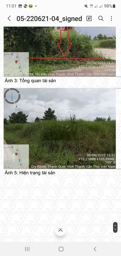 Đất sổ đỏ 110m2 Đường 63 , TP.Cần Thơ