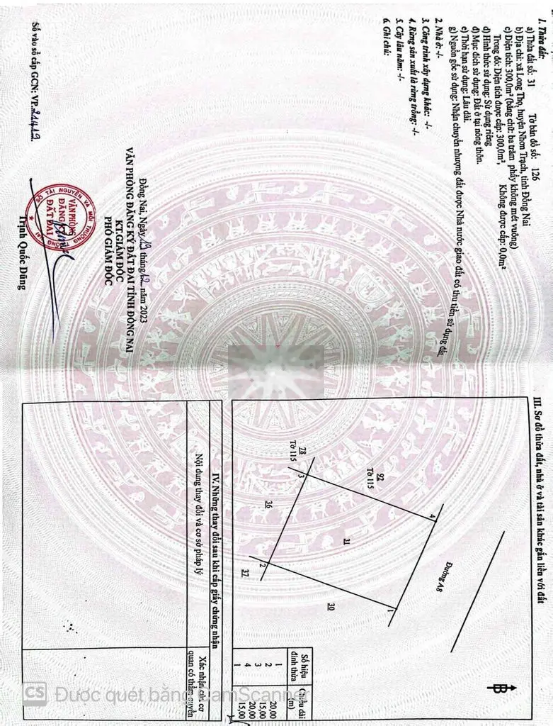 Cần bán đất nền dự án HUD - XDHN Nhơn Trạch (Sổ Hồng Riêng)