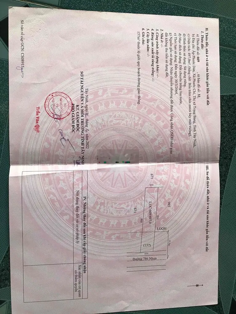 Bán đất lúa giáp đường nhựa