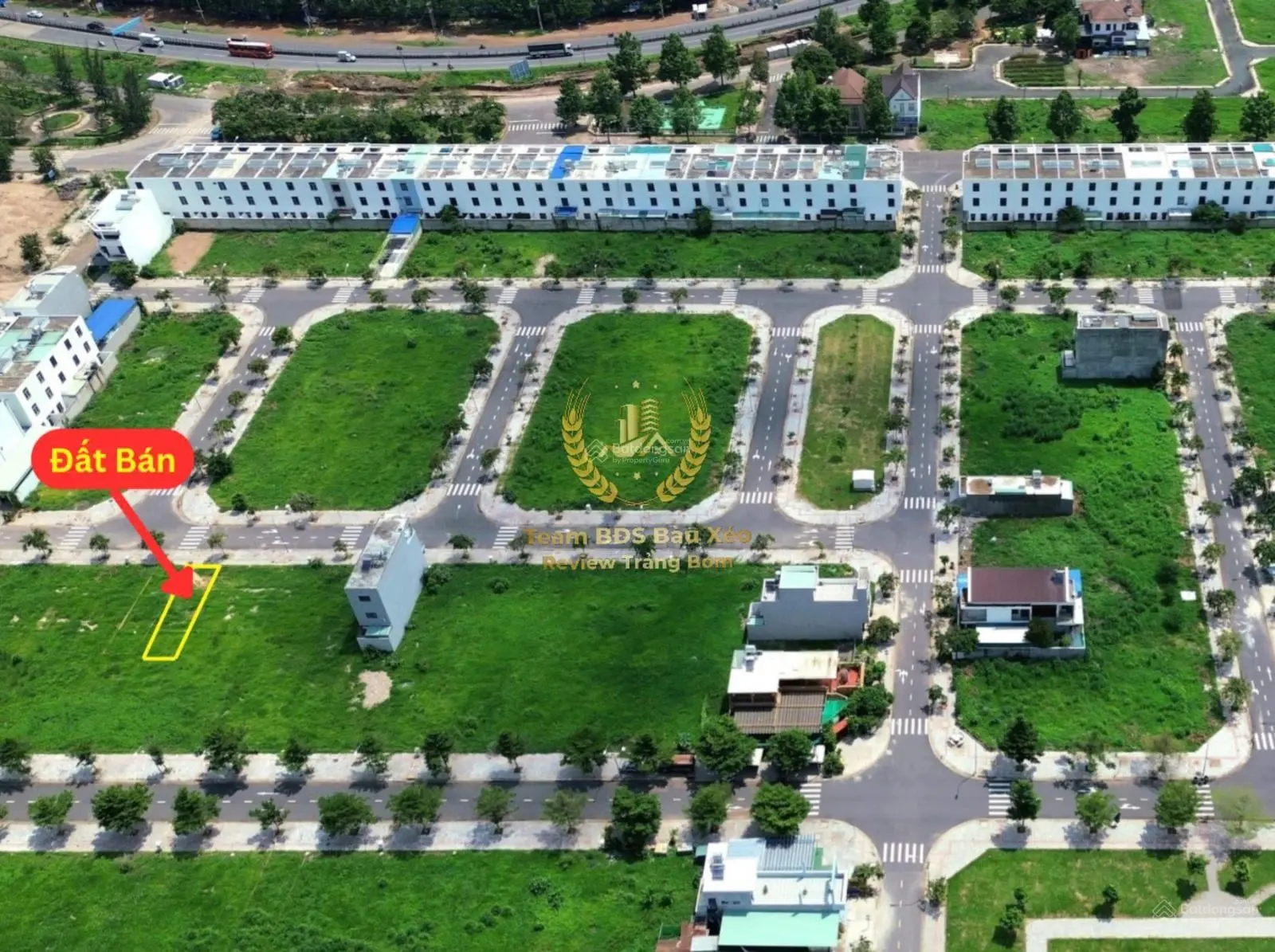 Bán lô đất sổ riêng thổ cư 100m2 KDC Bàu Xéo