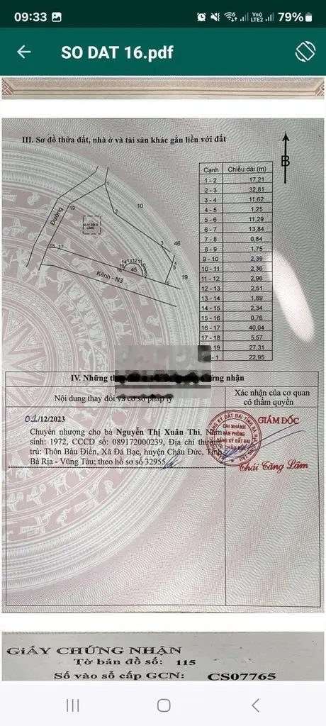 BÁN NHÀ VƯỜN 2MT NHỰA THÔN 4 XÃ SUỐI RAO CHÂU ĐỨC BÀ RỊA VŨNG TÀU