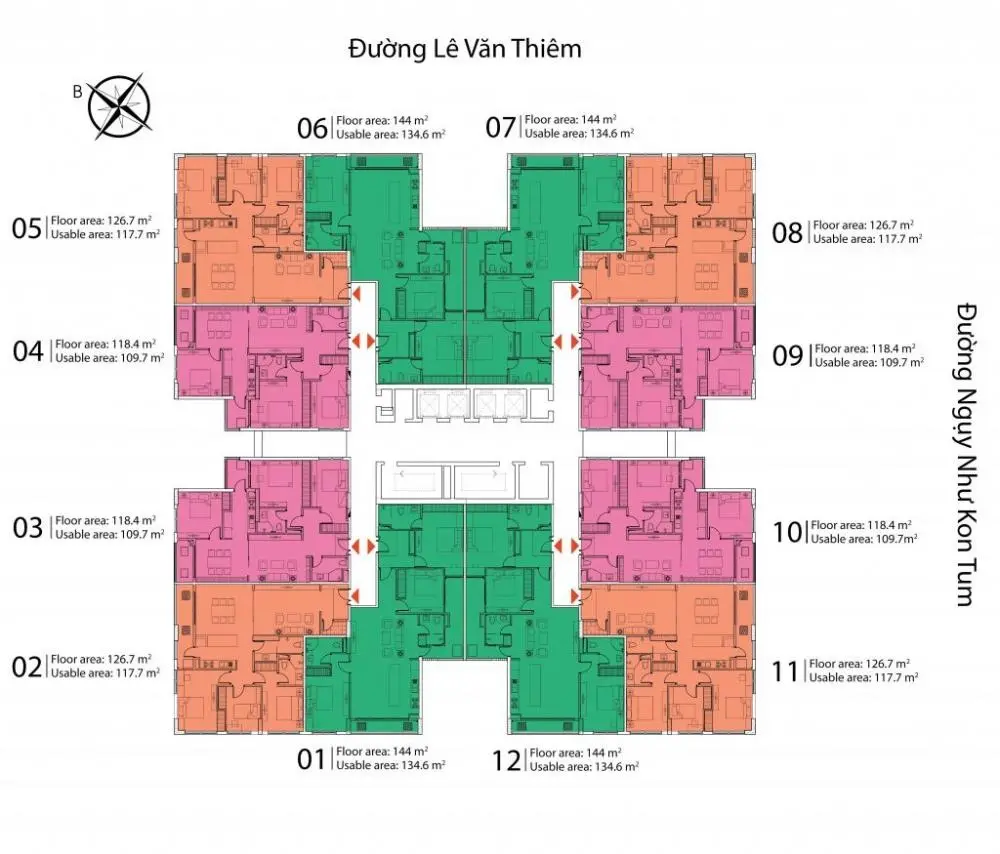 Bán căn hộ 3pn 2wc tại chung cư The Legacy, giá 7 tỷ vnd, DT 110m2, view đẹp uy tín - chất lượng