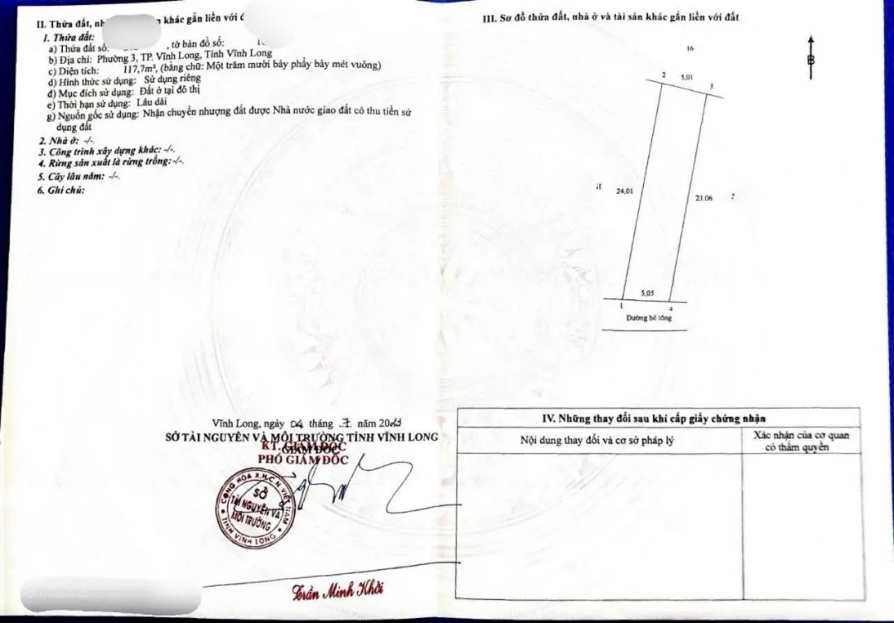 Bán 2 nền cạnh trường đại học Xây Dựng miền Tây đường ôtô P3 TP Vĩnh Long