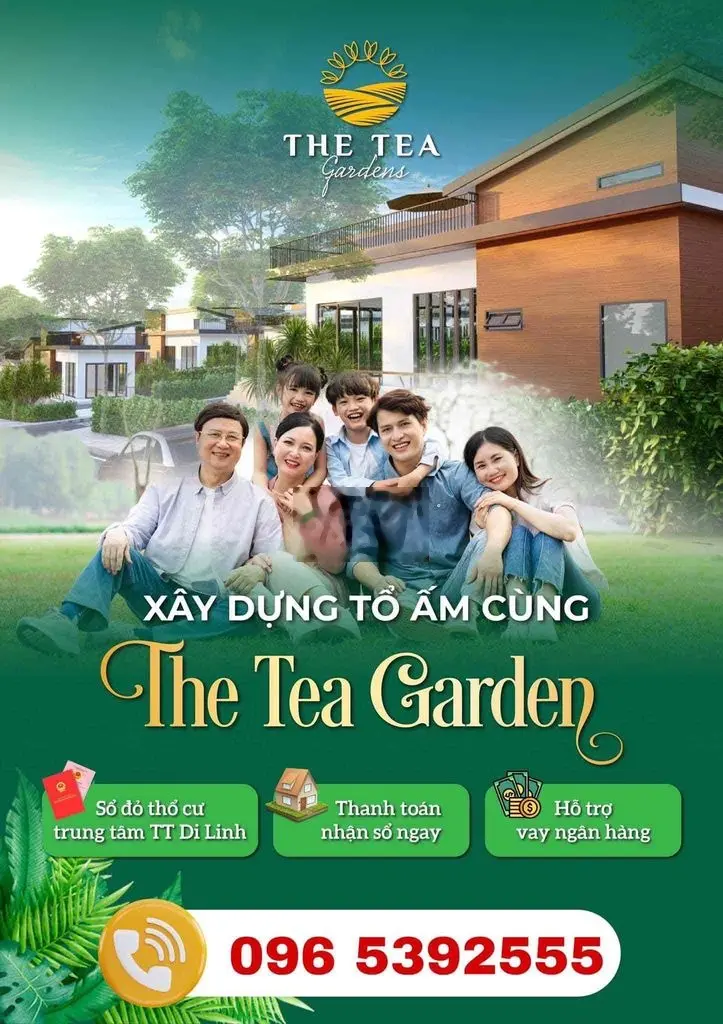 Đất Nền view hồ đồi chè sổ sẵn