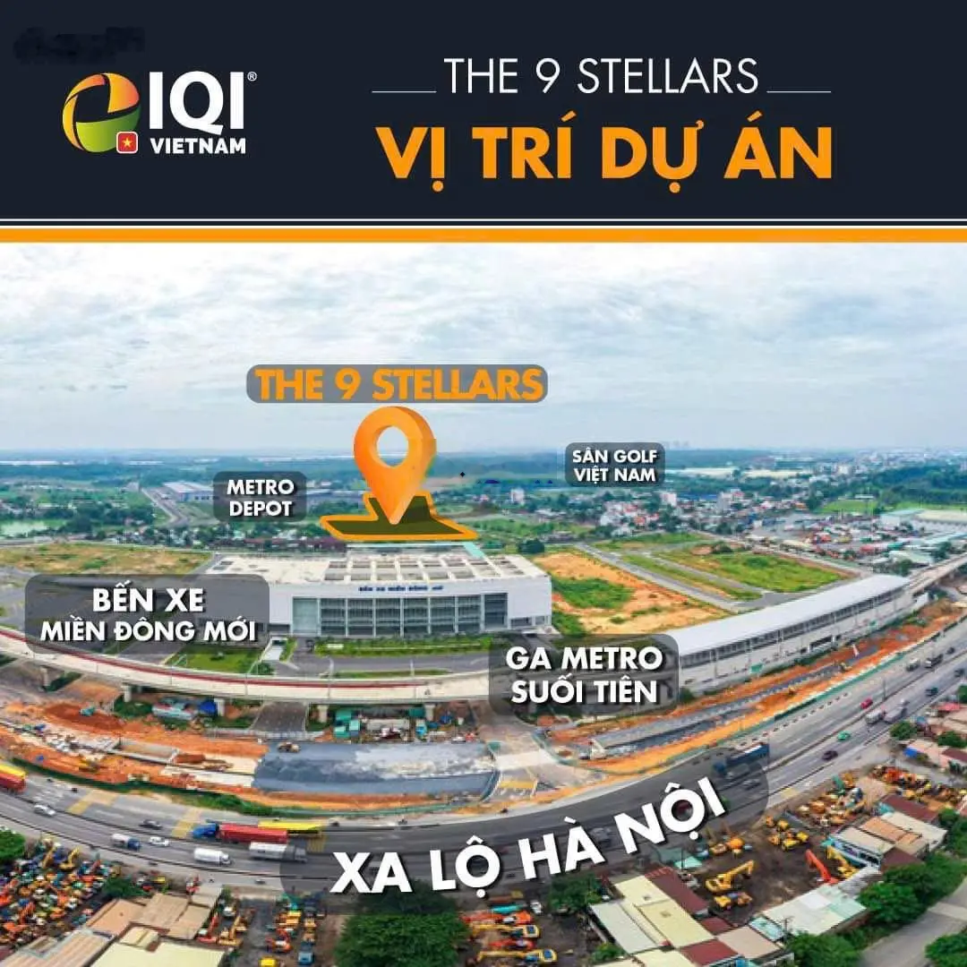 Bán biệt thự thông tầng dự án The 9 Stellars ngay trạm Metro số 1. Giá 20 tỷ