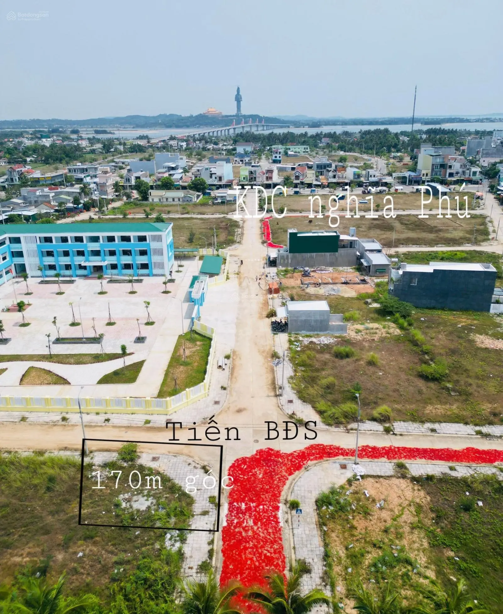 Bán đất khu dân cư Nghĩa Phú đối diện công trường trung học và tiểu học Nghĩa Phú TP Quảng Ngãi