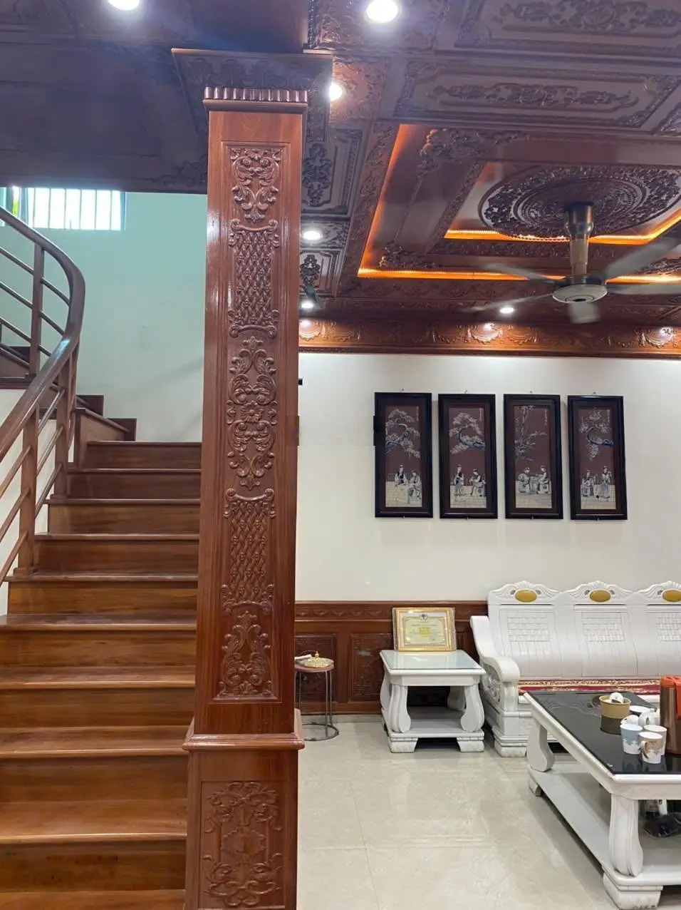 Nhà biệt thự hoàn thiện đẹp DT 105m2, xây 3T, MT 7m, nằm cạnh Hinode, Kim Chung, Di Trạch, Hoài Đức