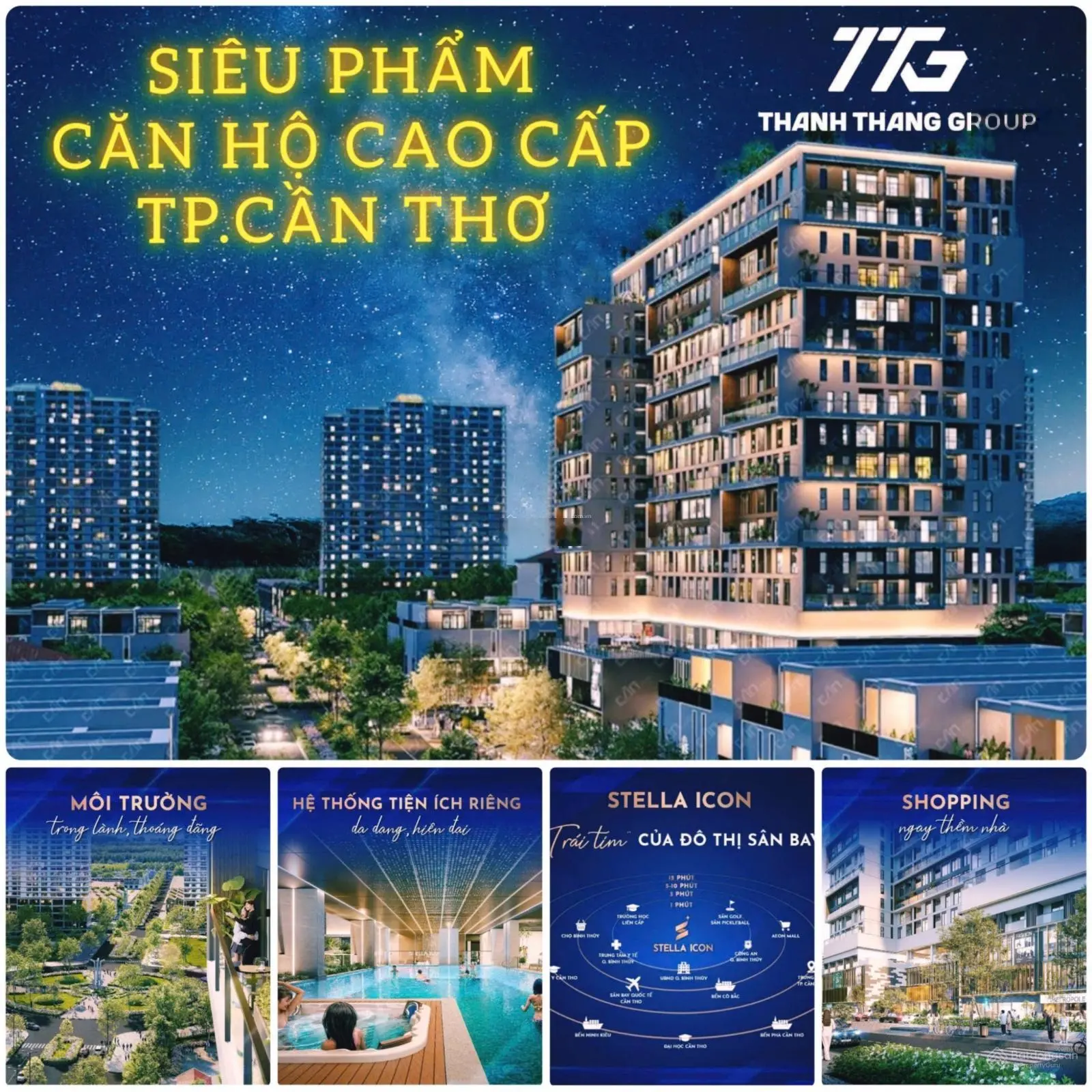 Căn hộ giá 2,095 tỷ VND tại Bình Thủy, Cần Thơ, diện tích 57.7 m2
