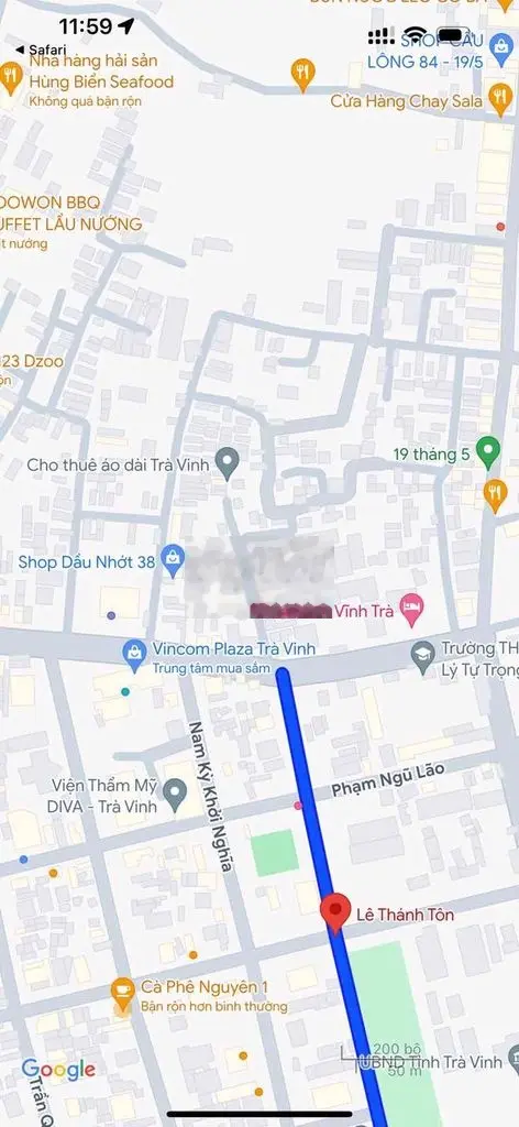Bán nhà cấp 4 vị trí trung tâm TP Trà Vinh