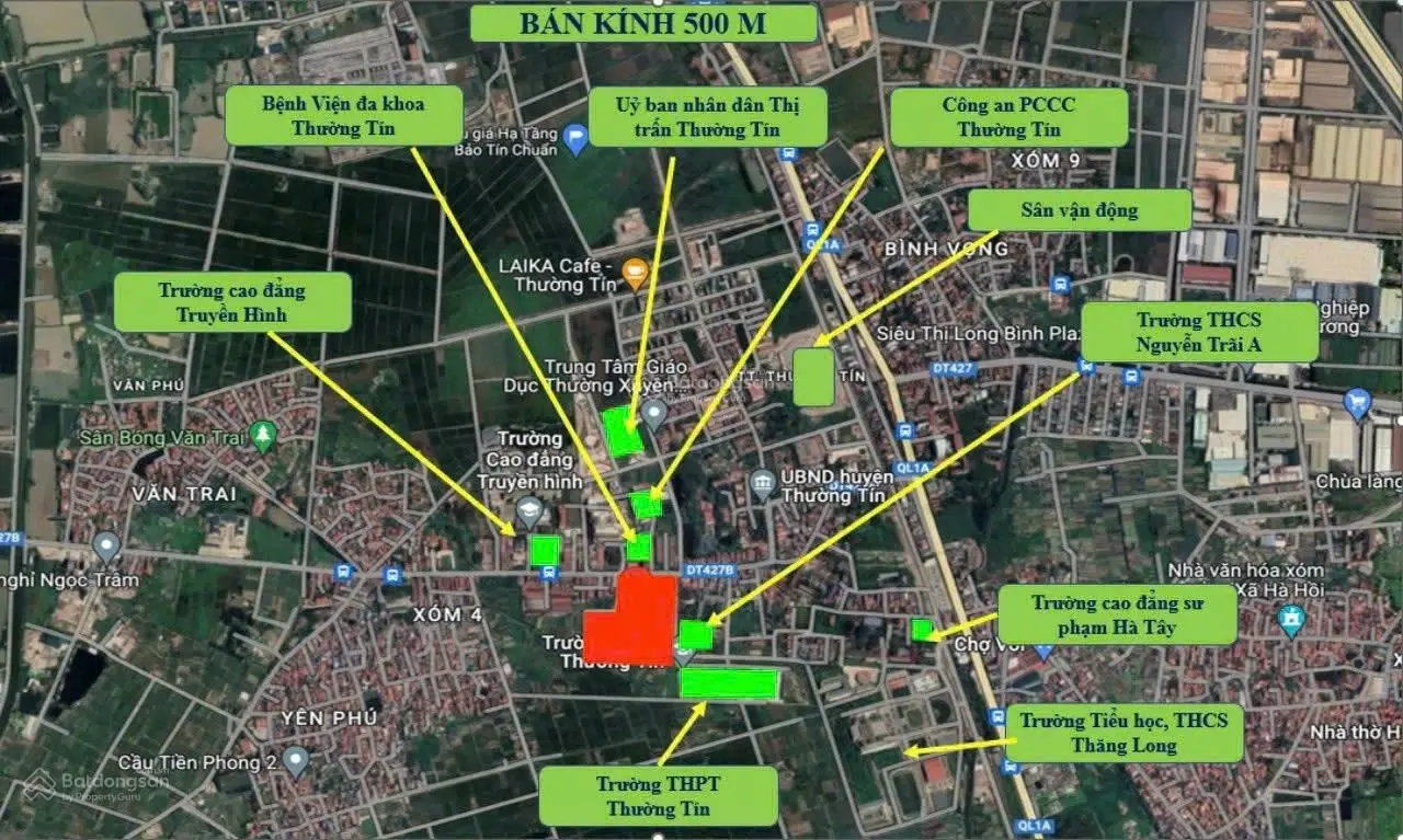 Chính chủ cần thanh khoản gấp căn LK 76m2 5 tầng tại trung tâm Thường Tín, giá 10,5 tỷ