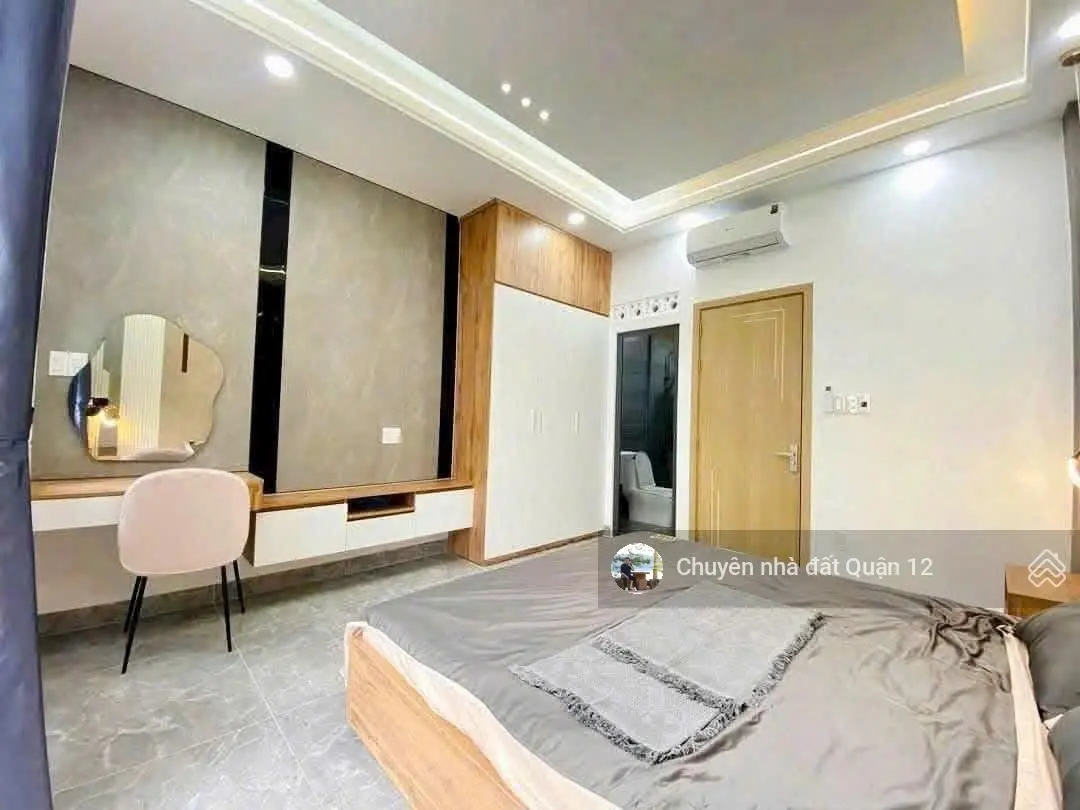 Nhà phố hiện đại 4m x 17m 1 lửng 3 lầu Full nội thất hẻm 6m Đường Thạnh Xuân 33