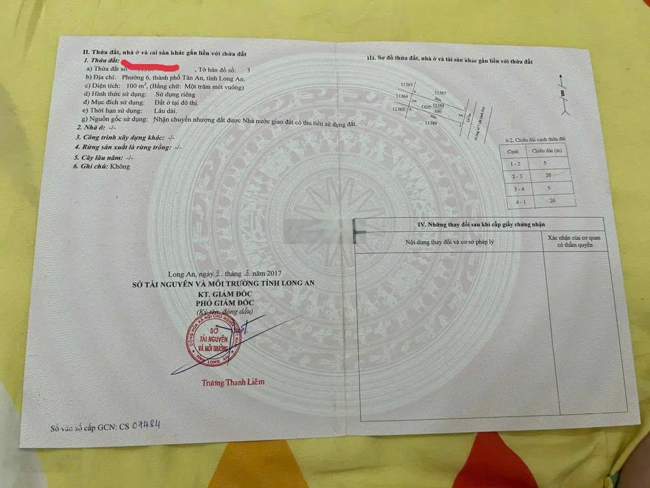 Cần bán gấp lô đất ngộp ngay trung tâm thành phố Tân An, Tỉnh Long An