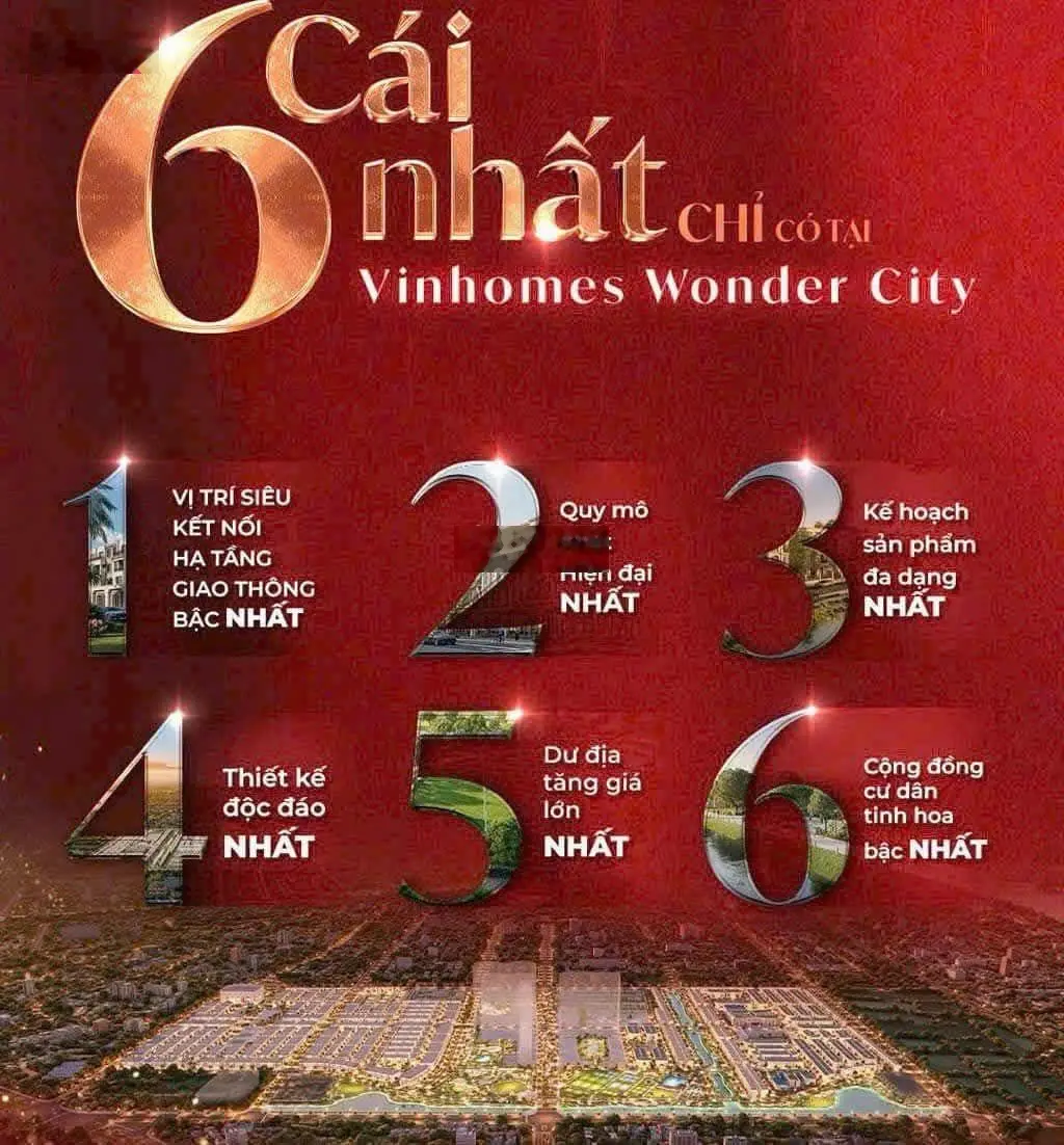 Nhận thông tin bảng căn mở bán đợt 1 Vinhomes Wondercity, Đan Phượng, Hà Nội