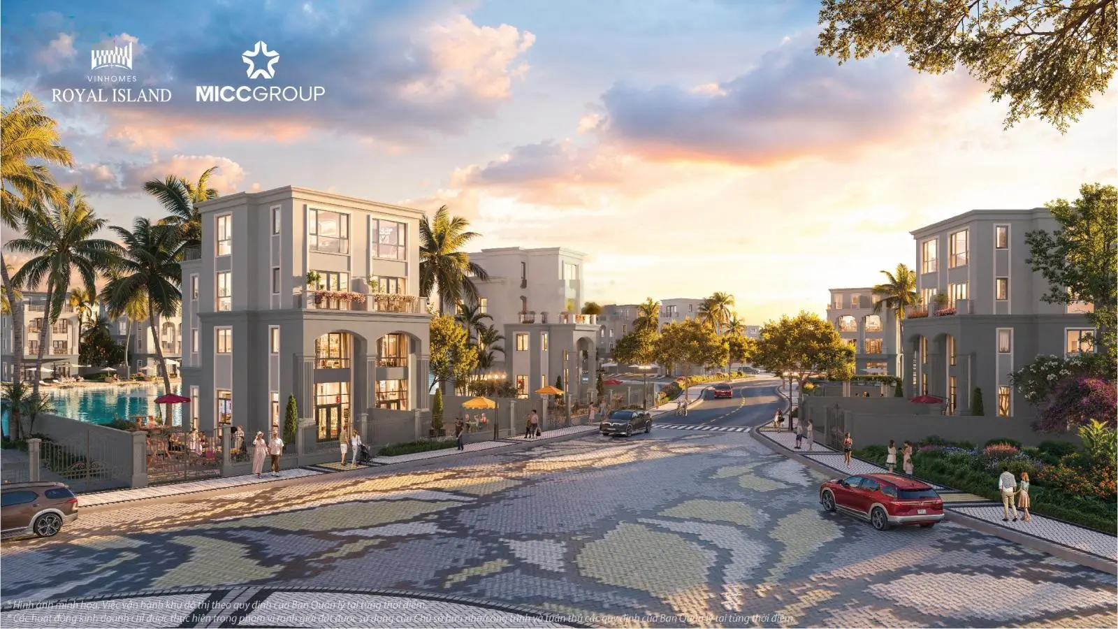 60triệu/m2. 14,4 tỷ song lập 190.2m2 Hoàng Gia VIP. Biệt thự dát vàng 18K, biển sau nhà cát trắng