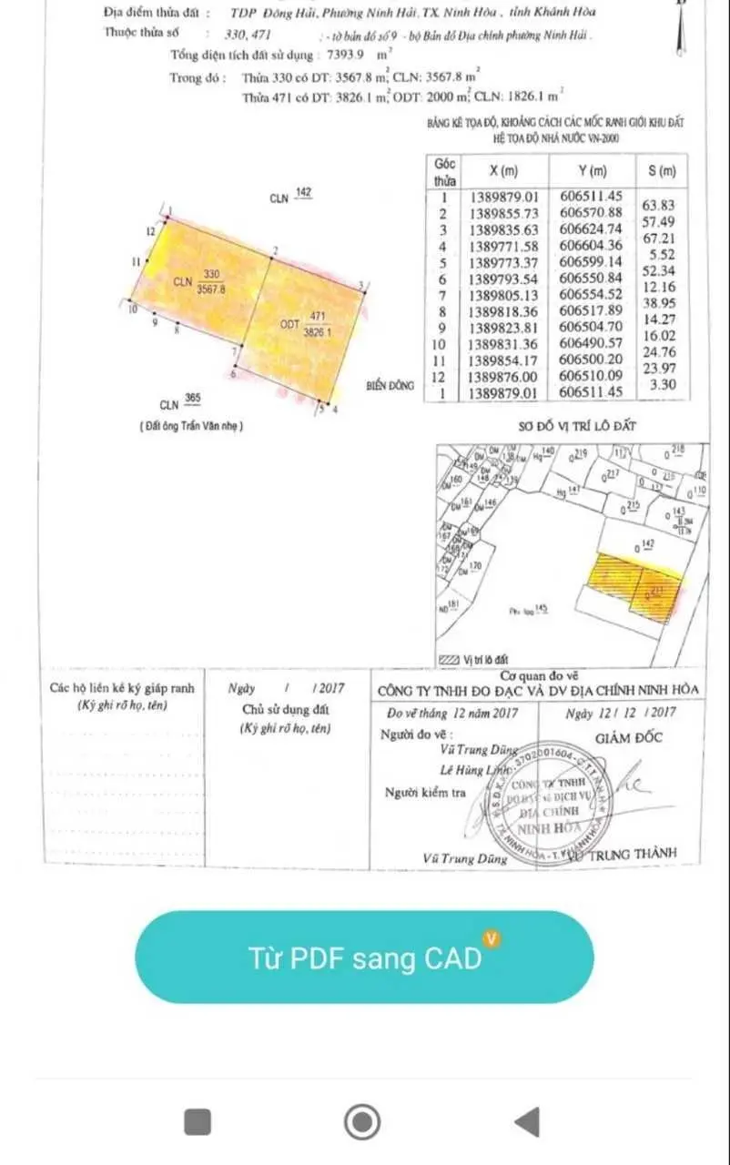 Siêu phẩm gần 7400m2 mặt biển khu du lịch biển Dốc Lết, Phường Ninh Hải, Ninh Hoà giá 27tr/m2