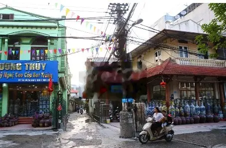 Đất sổ đỏ 162m2đường thôn 2 giang cao xã bát tràng gia lâm hà nội