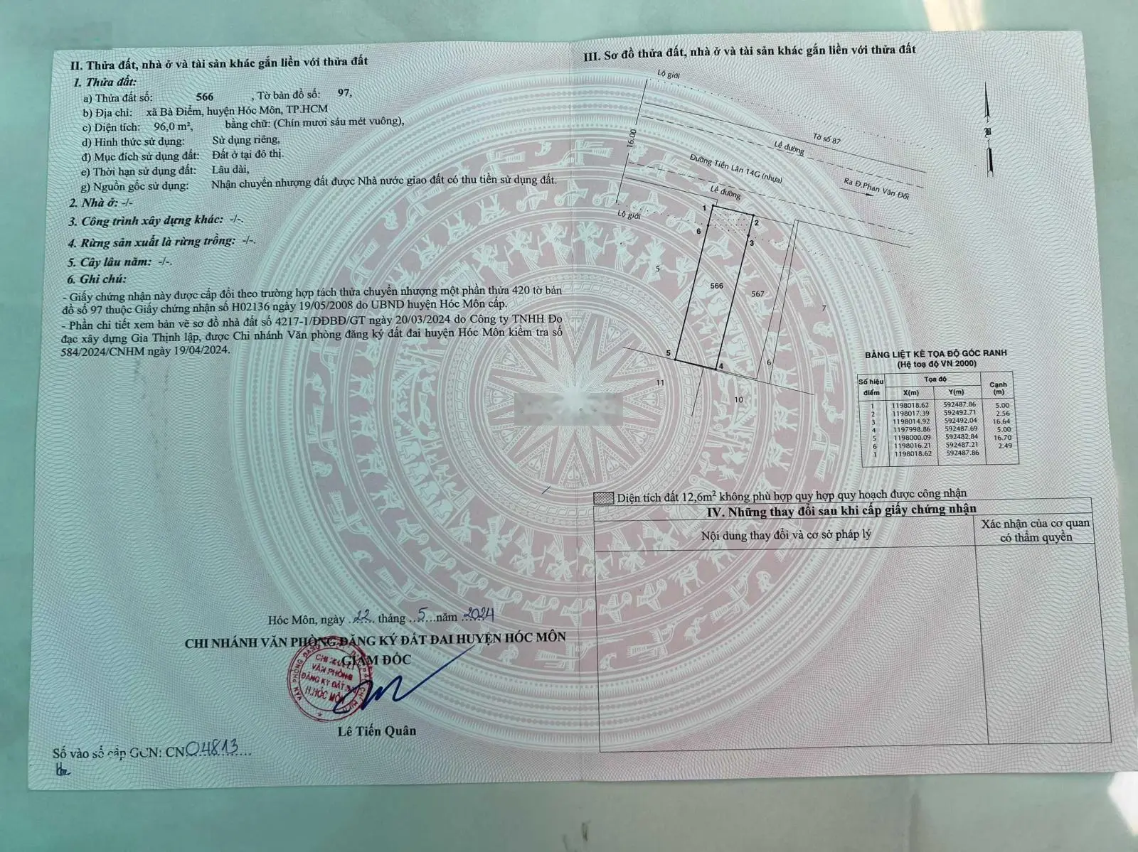Hàng mới ra lò F0, chưa qua đầu tư ngay Phan Văn Hớn, Hóc Môn