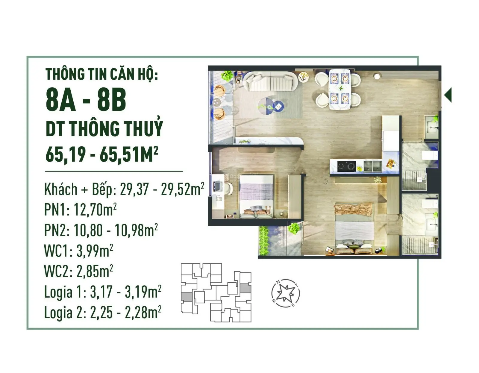 Sở hữu ngay căn hộ cao cấp 2,3PN CC The Fibonan Ecopark chỉ từ 3.5 tỷ
